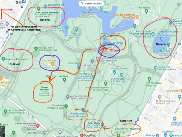how to visit Central Park